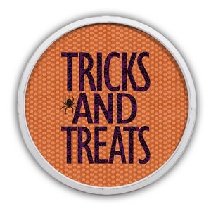 Creative Products Tricks and Treats 20 x 20 Round White Framed Print - 1 of 4