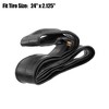 Unique Bargains Rubber Straight Valve MTB Bike Inner Tubes 3 Pcs - 4 of 4