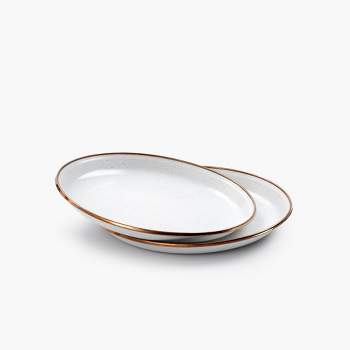 Barebones Enamelware Dining Collection - Eggshell