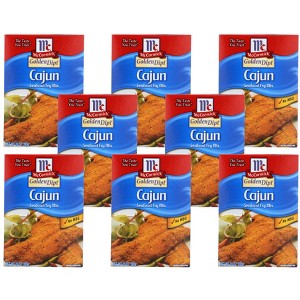 McCormick Golden Dipt Cajun Seafood Fry Mix - 8 pack, 10 oz - 1 of 4