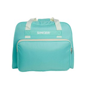 Singer 250095096 Universal Sewing Machine Canvas Carrying Tote Bag - Teal - - 1 of 4