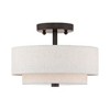 Livex Lighting Meridian 2 - Light Semi-Flush Mount in  English Bronze - 2 of 4