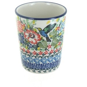 Blue Rose Polish Pottery E83 Ceramika Bathroom Cup - 1 of 1