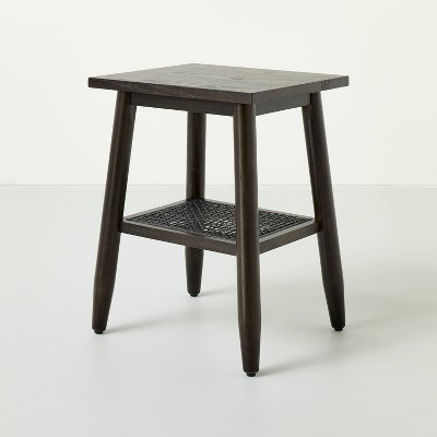 Wood & Cane Bathroom Stool - Hearth & Hand™ with Magnolia