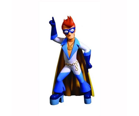 Futurama Captain Yesterday Series 4 Action Figure