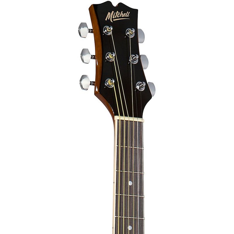 Mitchell O120CESB Auditorium Acoustic-Electric Guitar 3-Color Sunburst, 5 of 7