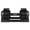 Adjustable Dumbbells, 52LBS Adjustable dumbbell steel and plastic mat - 4 of 4