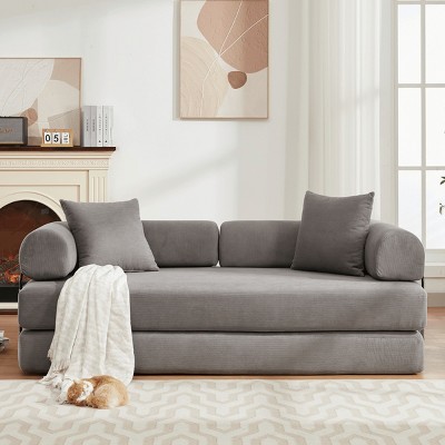 4-in-1 Convertible Sleeper Sofa Bed with Modular Design, Folding Structure and Versatility for Apartment or Bedroom-Maison Boucle