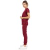 MediChic Womens 8-Pocket Scrubs Set- V-Neck with 4-Pocket Jogger Scrub Pants - 3 of 4