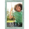 PosterPalooza | Photo Size Shabby Chic Green Picture Frame - UV Acrylic, Foam Board Backing, Hanging Hardware - 2 of 4