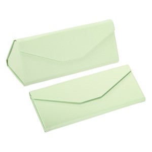 Unique Bargains Foldable Magnetic PU Leather Glasses Case Eyewear Accessories - 1 of 4