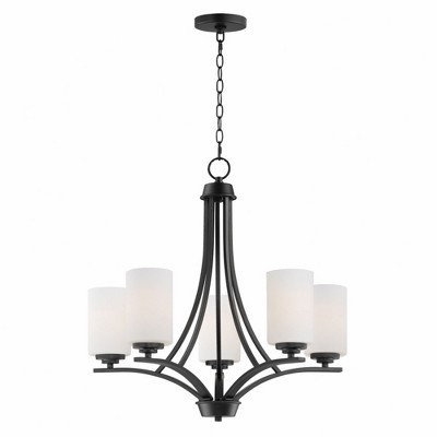 Maxim Lighting Deven 5 - Light Chandelier in  Black