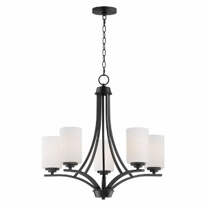 Maxim Lighting Deven 5 - Light Chandelier in  Black - 1 of 3