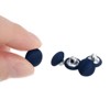 Unique Bargains Blouses Sweater Round Aluminum Cotton Fabric Cloth Covered Buttons 10 Pcs - 4 of 4