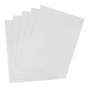 Unique Bargains Scrapbook Poster Invitation Card Reflective Metallic Mirror Cardstocks 50 Pcs - 1 of 4