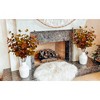 Attop 4 Pcs Artificial Fall Eucalyptus Leaves Greenery Stems Plants for Home Decorations, 26.7" - 2 of 4