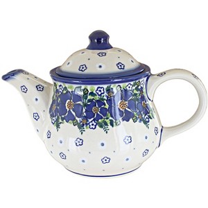 Blue Rose Polish Pottery CZ01 Galia Teapot - 1 of 1