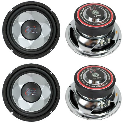  PYRAMID PW677X 1200W 6" Car Audio Subs/Subwoofers Power Woofers Stereo 