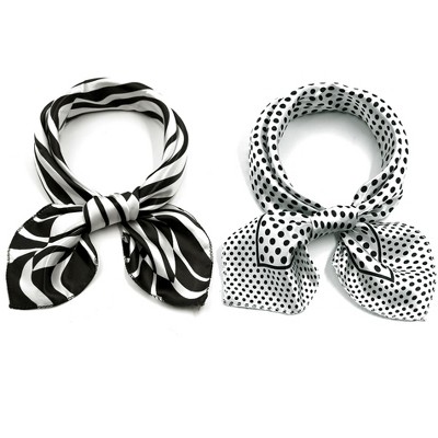 black zebra&white dots