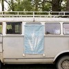 Pampas Grass Tapestry Blue Cotton by Foreside Home & Garden - 2 of 4