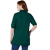 Woman Within Elbow-Sleeve Polo Tunic - 3 of 4