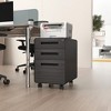 Anybear 3 Drawer Mobile File Cabinet Under Desk Office - 2 of 4