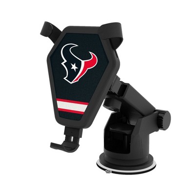 Keyscaper Houston Texans Stripe 10-Watt Wireless Car Charger