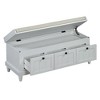 NicBex Shoe Rack Bench Shoe Storage Organizer Classic Storage Bench with Cushioned Seat and 3 Drawers for Entryway Bedroom - 2 of 4