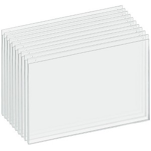 Azar Displays Clear Acrylic Wall Hanging Frame 17" Wide x 11'' High- Horizontal/Landscape, 10-Pack - 1 of 4