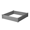 Okak Square 48x48x10 Inch Raised Garden Bed Wooden Planter Box for Outdoor Use, No Tools Required for Assembly - 2 of 4