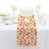 Big Dot of Happiness Fall Pumpkin - Petite Halloween or Thanksgiving Party Paper Table Runner - 12 x 60 inches - 2 of 4