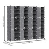 YIYIBYUS Big Shoe Storage Cabinet with Covers and Doors, 9-Tier Organizer 72 Pairs - 3 of 4