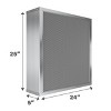 Air-Care Permanent Washable Electrostatic Air Filter EPA Registered Merv 8 Rating - 3 of 3