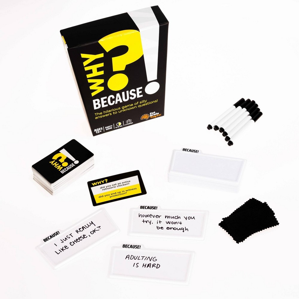 Fat Brain Toys Why? Because Card Game
