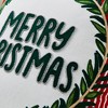 Christmas Holiday Embroidered Throw Pillow - Great Bay Home - 2 of 4