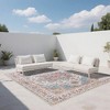 IHOMEADORE Indoor and Outdoor 7ft x 5ft Vintage  Machine Washable Area Rug Pet Friendly - 2 of 4