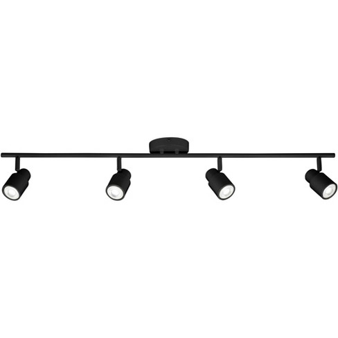 LED track lighting 40watt wall wash BLACK track light fixture 3-wire  H-style dimmable