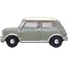 Mini Classic Tweed Gray with Cream Top 1/148 (N) Scale Diecast Model Car by Oxford Diecast - 2 of 4