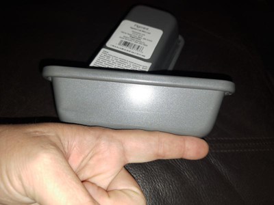 2pk Nonstick Mini Loaf Pan Gray - Figmint™