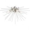 Livex Lighting Uptown 4 - Light Flush Mount in  Brushed Nickel - 3 of 4