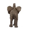 NAYSAYE Party Decoration and Accessories Tai Polyresin Elephant Accent Trumpeting for Home and Office, Brown, 8"*12"*3.3" - 4 of 4