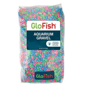 GloFish Pink, Green and Blue Mix Gravel for Aquarium Tanks - 5lbs - 1 of 4