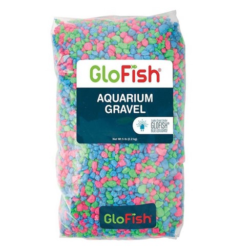 Glofish Pink, Green And Blue Mix Gravel For Aquarium Tanks - 5lbs : Target
