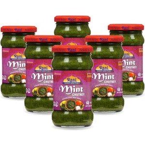 Mint Chutney (Podina) - 10.5oz (300g) Pack of 6 - Rani Brand Authentic Indian Products - 1 of 4