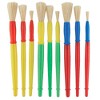 Creativity Street Chubby White Bristle Easy Grip Plastic Handle Paint Brush Set, Assorted Size, Assorted Color, Set of 58 - 3 of 4