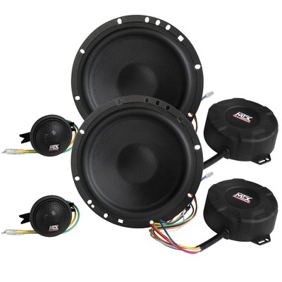 MTX Audio SS7 Signature Series Audiophile Grade 6.5", 2-Way, 150W RMS 4-Ohm Component Speaker Pair