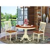 Round Kitchen Dinette Set - 42 Inch Table & 4 Chairs - Dining Room Table Set - 2 of 4