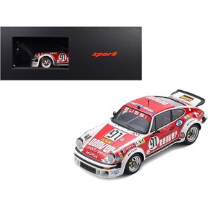 Porsche 934 #91 "ASA Cachia" "24 Hours of Le Mans" (1980) with Acrylic Display Case 1/18 Model Car by Spark - 1 of 4