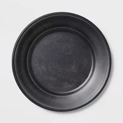 10.5" Melamine and Bamboo Dinner Plate Gray - Threshold™