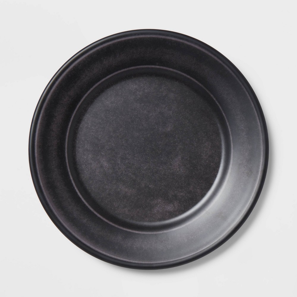  ( case of 3 pack  count 4 PCs)) 10.5" Melamine and Bamboo Dinner Plate Gray - Threshold™